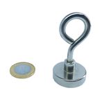 Fixador Magnético 32 mm com Olhal Força Aproximada 28kg
