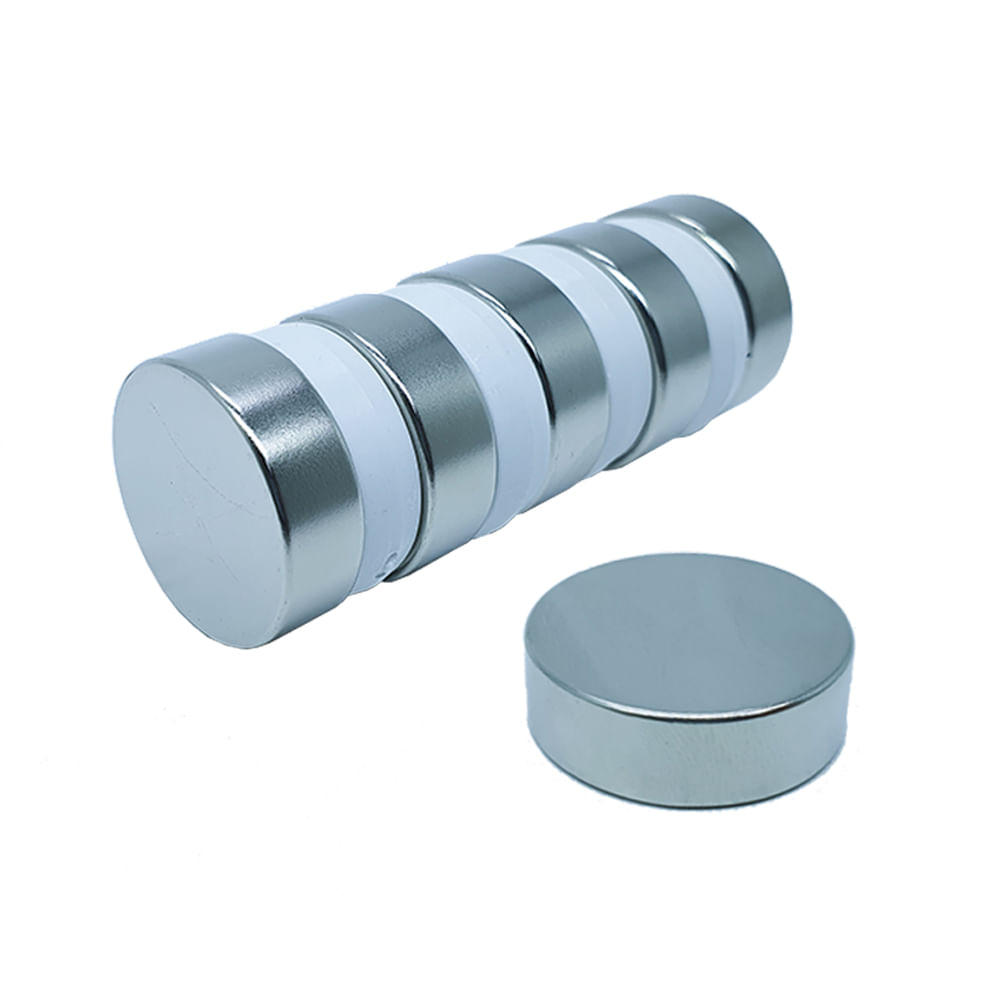Ímã Neodímio Ø 30x10 mm N35 Home Ímã Neodímio Ø 30x10 mm N35 Home