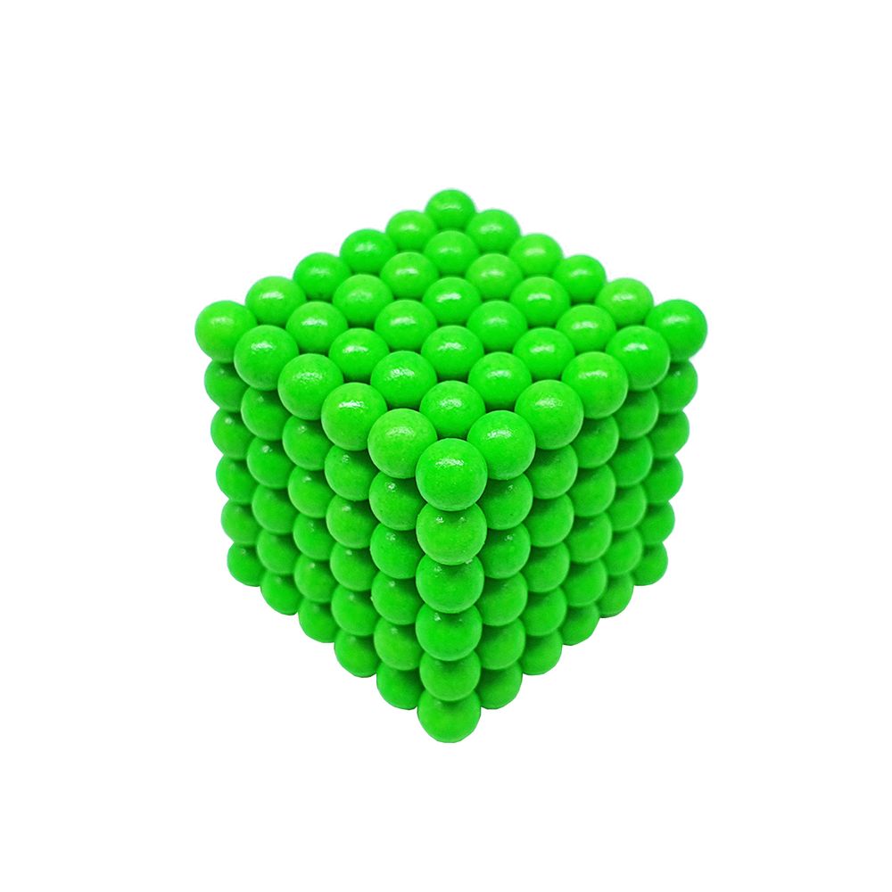 Neocube Verde Luminoso Neodímio 216 Esferas ø 5 mm
