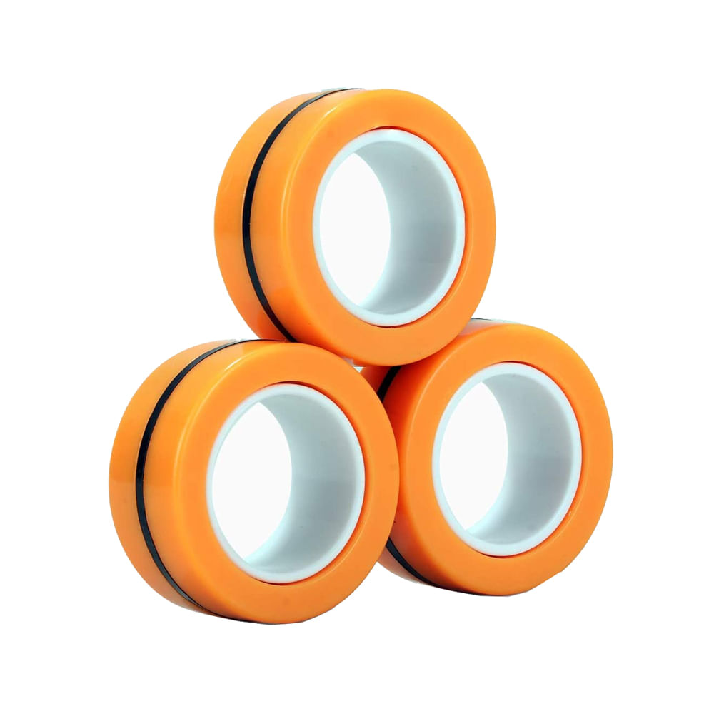 Anel Magnético Anti Stress Laranja Anel Magnético Anti Stress Laranja