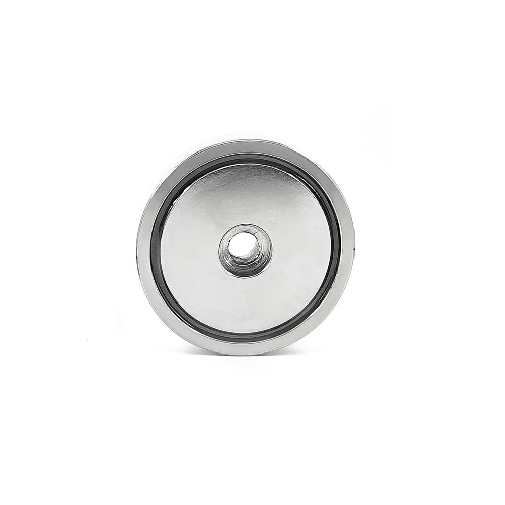 Fixador Magnético 75 mm com Furo Força Aproximada 90kg Fixador Magnético 75 mm com Furo Força Aproximada 90kg