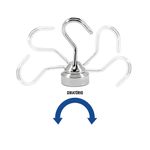 Fixador-Magnetico-16-mm-com-Gancho-Giratorio-Forca-Aproximada-20kg Fixador-Magnetico-16-mm-com-Gancho-Giratorio-Forca-Aproximada-20kg