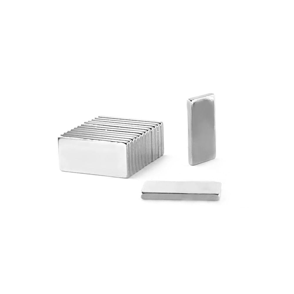 Ímã Neodímio 20x10x2 mm N35 Ímã Neodímio 20x10x2 mm N35