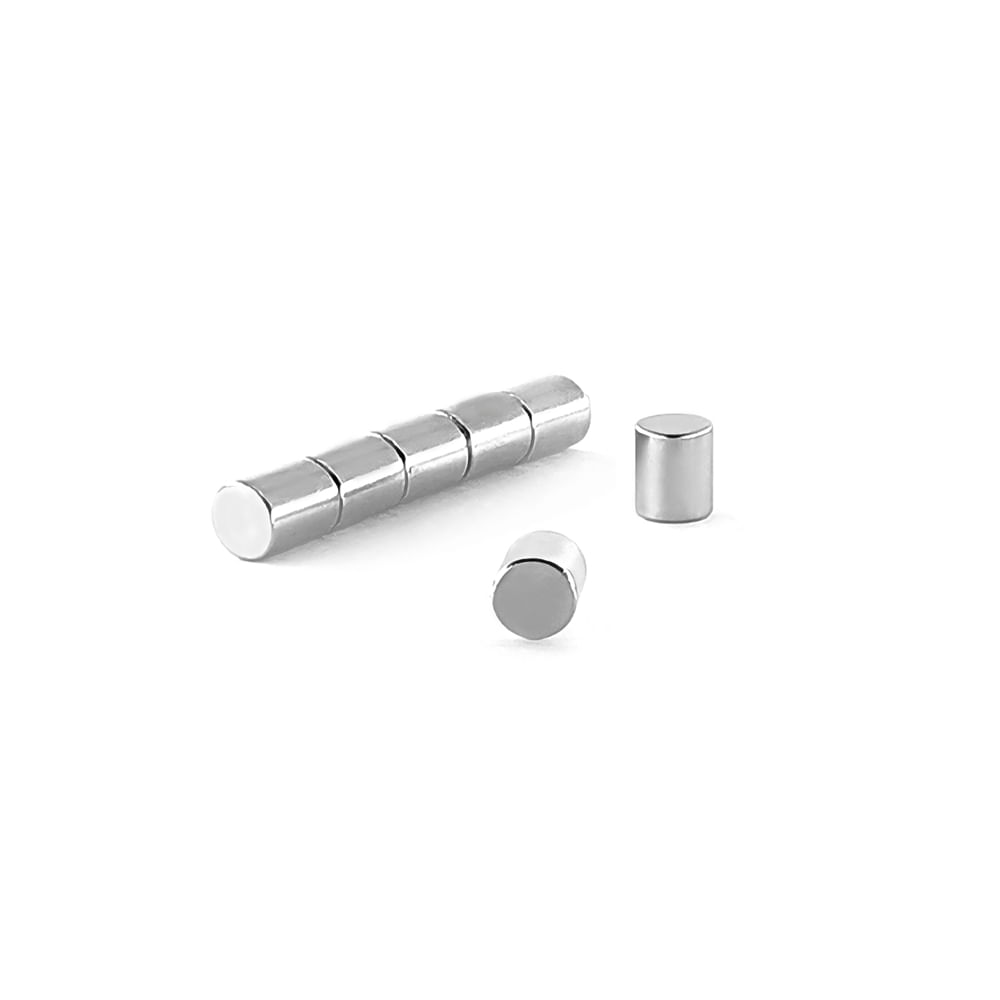 Ímã Neodímio Ø 5x6 mm N35 Ímã Neodímio Ø 5x6 mm N35