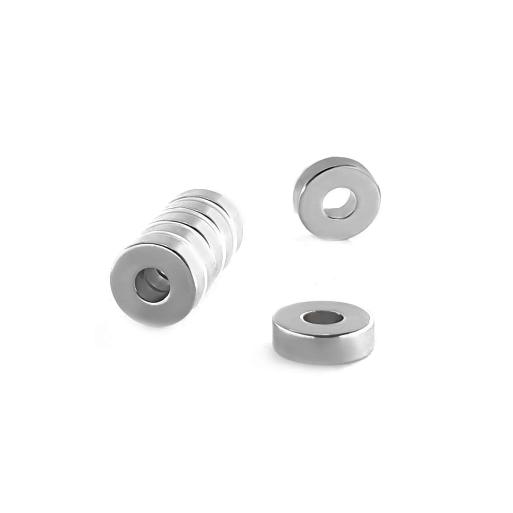 Ímã Neodímio Anel D15xd6x5 mm N35 Ímã Neodímio Anel D15xd6x5 mm N35