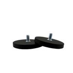 Fixador Magnético Emborrachado 66 mm Rosca Externa M8