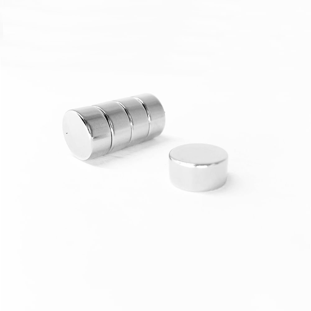 Ímã Neodímio Ø 12,7x6,35 mm N35 Ímã Neodímio Ø 12,7x6,35 mm N35