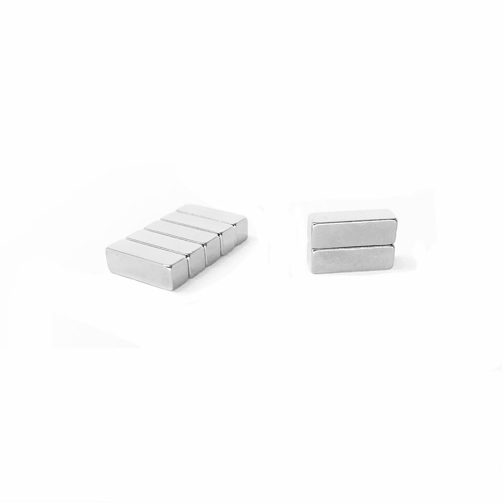 Ímã Neodímio 12x4x4 mm N35 Ímã Neodímio 12x4x4 mm N35