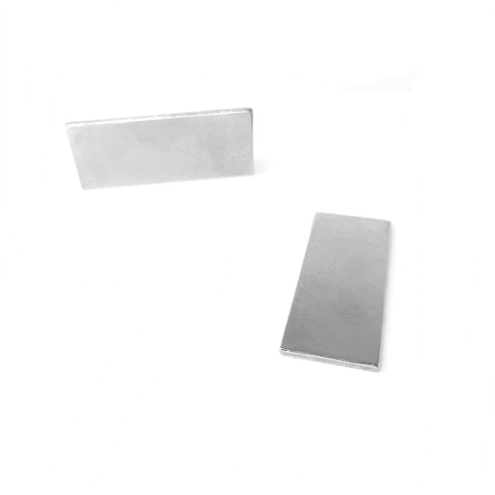 Ímã Neodímio 50x20x2 mm N35 Ímã Neodímio 50x20x2 mm N35